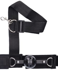 Bondage Restraints with Ball Gag and Cuffs