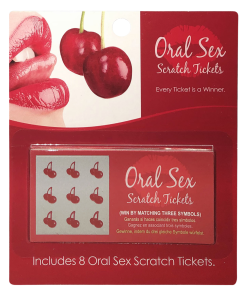 Oral Sex Scratch Tickets For Couples