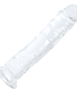 Ultra Lifelike Clear Suction Cup Dildo For Hands-Free Riding