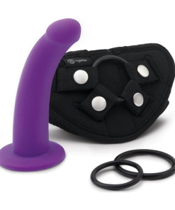 Together Toys TILT Vibrating 6.5 Inch Dildo and Harness Set