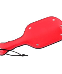 Dual Sided Leather Studded Spanking Paddle