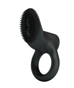 Touch-Activated Vibrating Silicone Cock Ring
