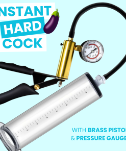 Performance VX6 Vacuum Penis Pump with Brass Pistol & Pressure Gauge