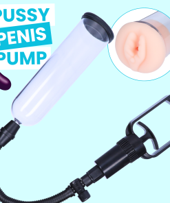 Classic Penis Pump with Pussy Stroker Sleeve