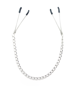 Tweezer Nipple Clamps with Metal Chain