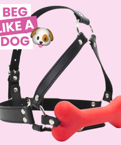 Bone Gag Head Harness - Available in 2 colors!