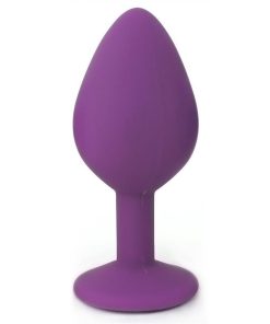 Silicone Jeweled Anal Plug - Available In 3 Sizes!