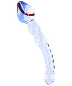 Beaded Glass Anal Slider Wand