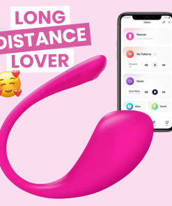 Lovense Lush 3 Remote Controlled Silicone Egg Vibrator - Pink