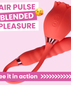 Dual-Ended Air Pulse Clit Stimulator