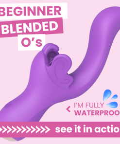 Fluttering Bliss Silicone Dual Action Butterfly Vibrator - It's Waterproof!