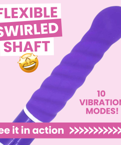 The Swirl Rechargeable Silicone Vibrator