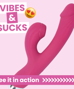 Air Pulse Dual Action Vibrator - Teasing Clit-Kisses + Deep G-Spot 'O's