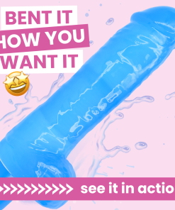Thick Posable Dildo Vibrator - I'm Waterproof!