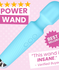 High-Power Silicone Wand Vibrator  (Intense Vibrations!)