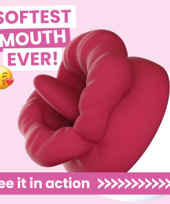 Flaming Red Lips Self-Motion Flickering Tongue Clit Stimulator