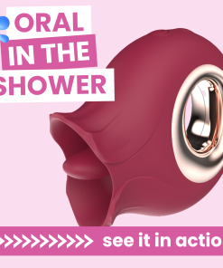 Oral Oasis Flickering Tongue Silicone Vibrator - It's Waterproof!