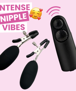 Dual Bullet Vibrating Nipple Clamps