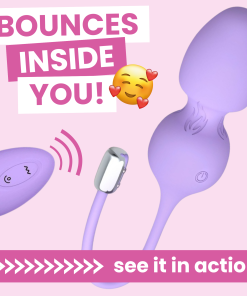 The Menina - Bouncing and Rolling Silicone Vibrating Kegel Exerciser with Remote