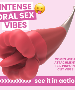 Flaming Red Lips Plus Clit-Licking Mouth & Pinpoint Vibe