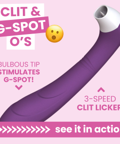 Adore Dual-Ended Clit Licking Tongue Toy: Oral Sex On Demand