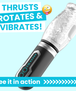 THRUSTING THRILLER Rotating. Thrusting & Vibrating Male Masturbator