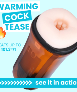 The Angel Vibrating & Heating Masturbator - Rechargeable with 5 Vibration Modes!