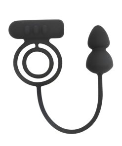 Dual Vibrating Cock Ring & Butt Plug Combo