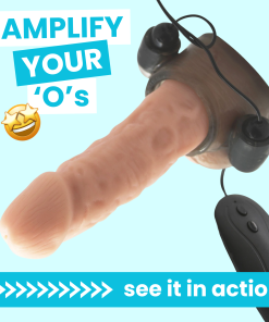 Scrotum & Testicle Tension Dual Vibrating Cock Ring