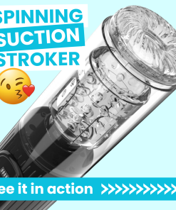 Spinning Suction Stroker - Thrusting & Rotating Male Masturbator