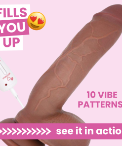 XL Thick Vibrating Lifelike Cinnamon Pleasure Dildo - #1 Seller!