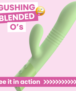 The Coelho - Telescopic Thrusting Silicone Rabbit Vibe with Charging Stand