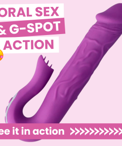Temptation Fluttering Tongues Rotating Duo Vibrator