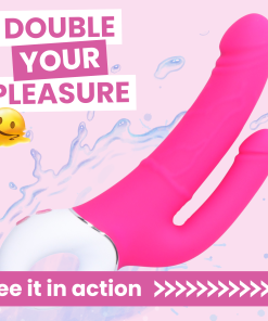 Waterproof Silicone Double Penetrating Vibe - Dual Motors!