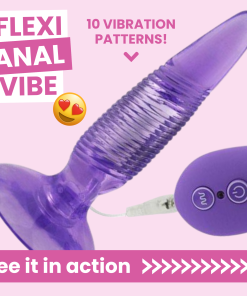 Cherry's Vibrating Twister Butt Plug