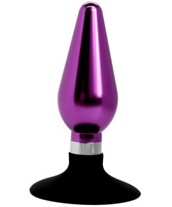 Metal Anal Plug With Silicone Base