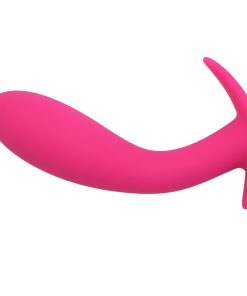Curved Silicone Butt Plug With Flared Base