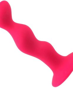 Bulbed Silicone Booty Love Anal Plug - Strong Suction Cup Base!