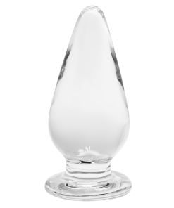 Large Glass Anal Plug