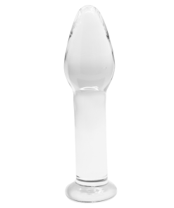 Smooth Glass Anal Plug