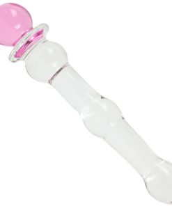 Beaded Glass Anal Slider - Have A G-Spot Or P-Spot Orgasm!