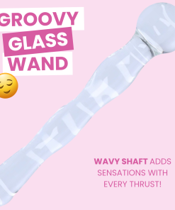 Wavy Glass Dildo