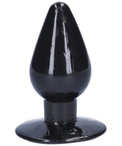 Large Tapered Anal Plug With Flat Base