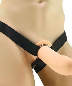 Silicone Hollow Strap-On With Jock Strap