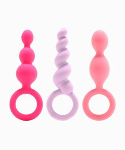 Satisfyer Set Of 3 Silicone Textured Anal Plugs