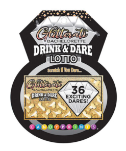 Glitterati Bachelorette Drink and Dare Lotto Game