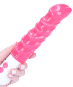 Temptation Thick Rippled Vibrating Dildo