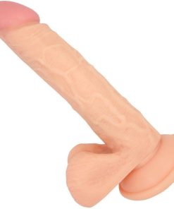 Realistic 8.5 Inch Vibrating Suction Cup Dildo